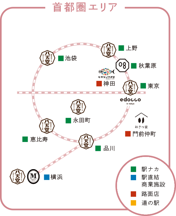 Directly managed SHOP map1